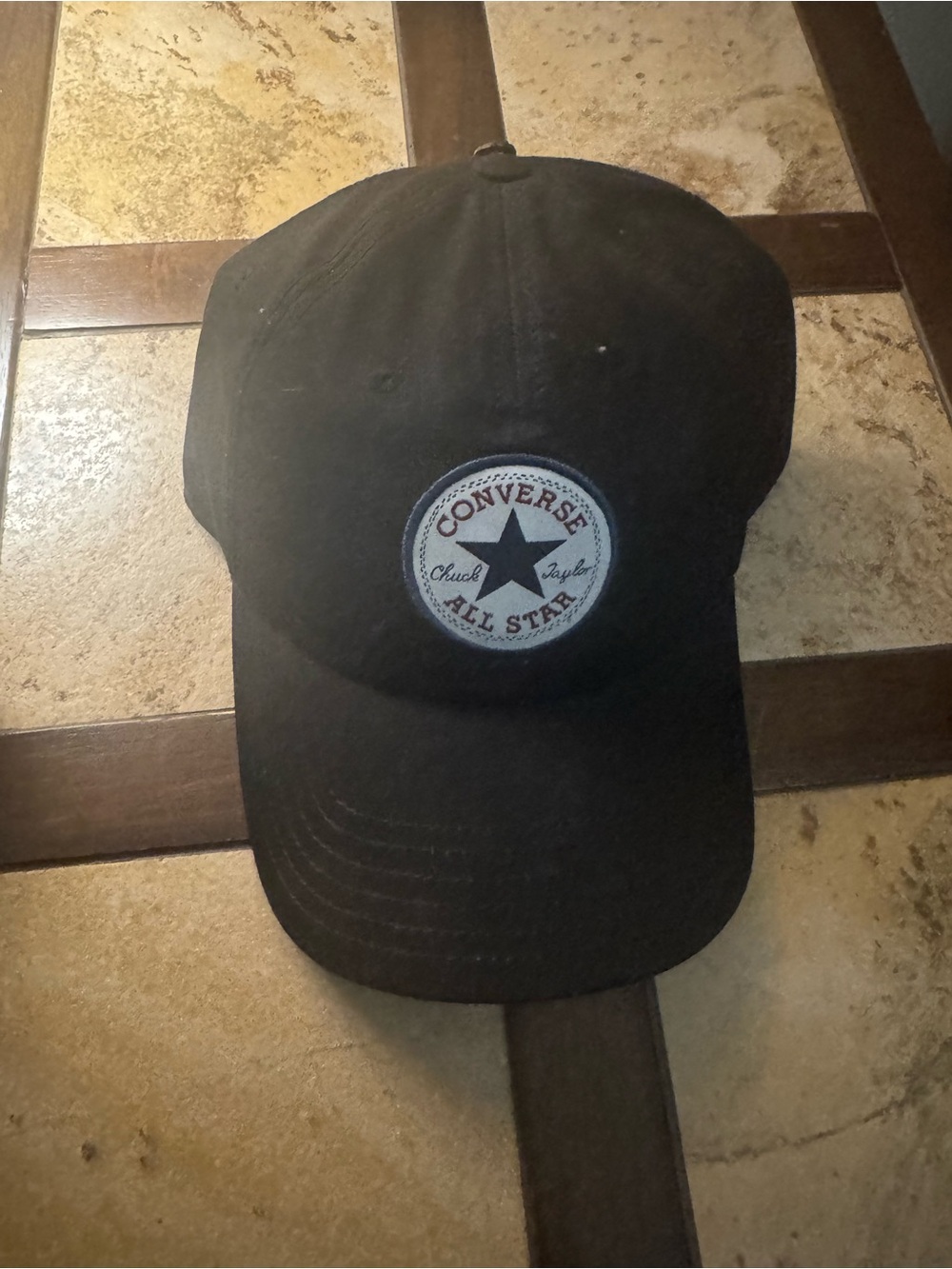 Converse Black Dad Cap with All Star Patch